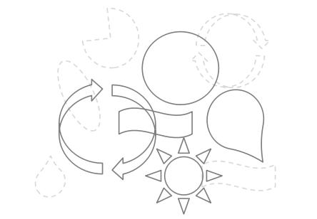 陽光、循環(huán)、綠色、科技因素構(gòu)成正能量科技新LOGO圖形聯(lián)想