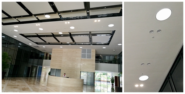 廣發(fā)金融中心大堂無電照明系統(tǒng)展示 廣發(fā)金融中心大堂無電照明系統(tǒng)展示